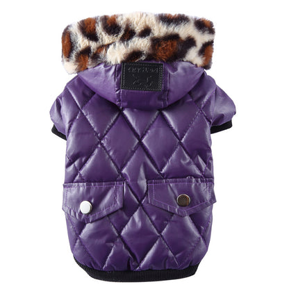 Fur Collar Coat pet clothing