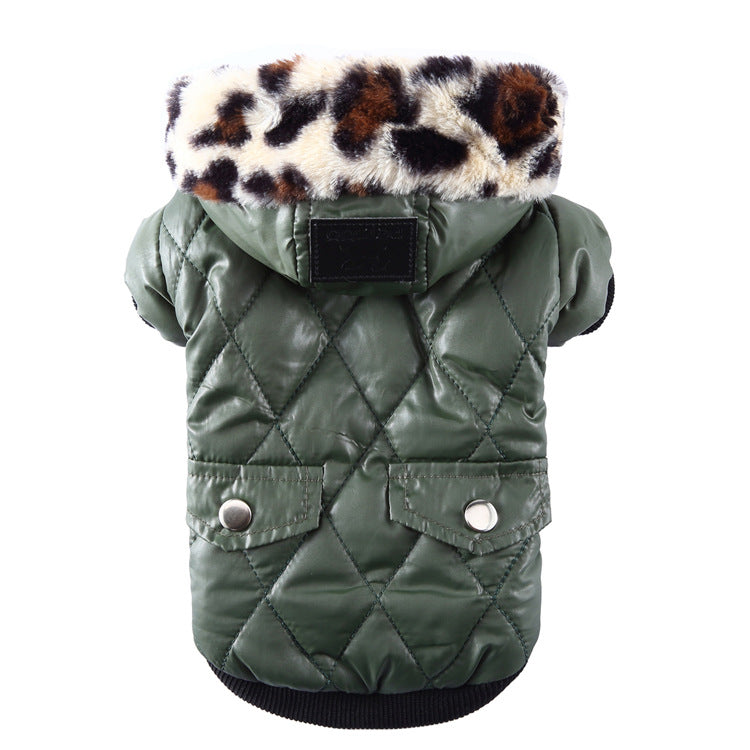 Fur Collar Coat pet clothing